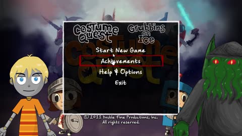 Giant Robot Battles & Candy Hunting! Let's Play Costume Quest!
