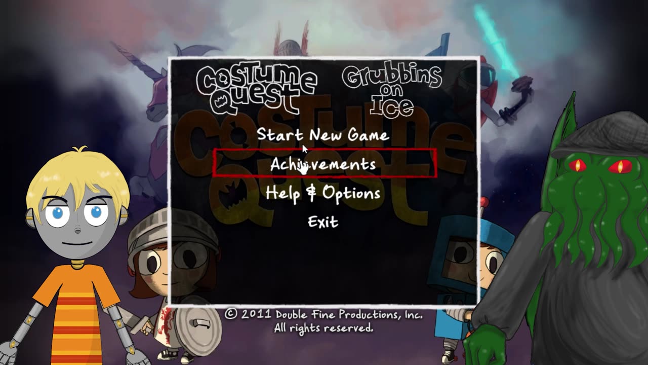 Giant Robot Battles & Candy Hunting! Let's Play Costume Quest!