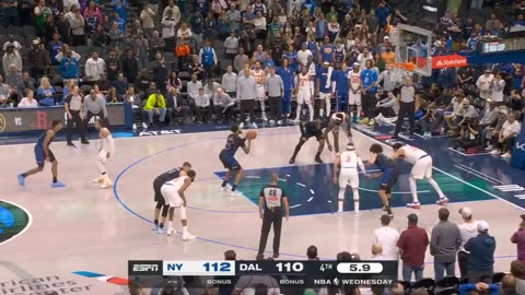 INSANE ENDING to New York Knicks vs Dallas Mavericks 😱