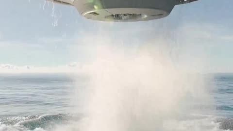 Ocean UFO Emerges With Such Force Soldiers Fall Off Ship!