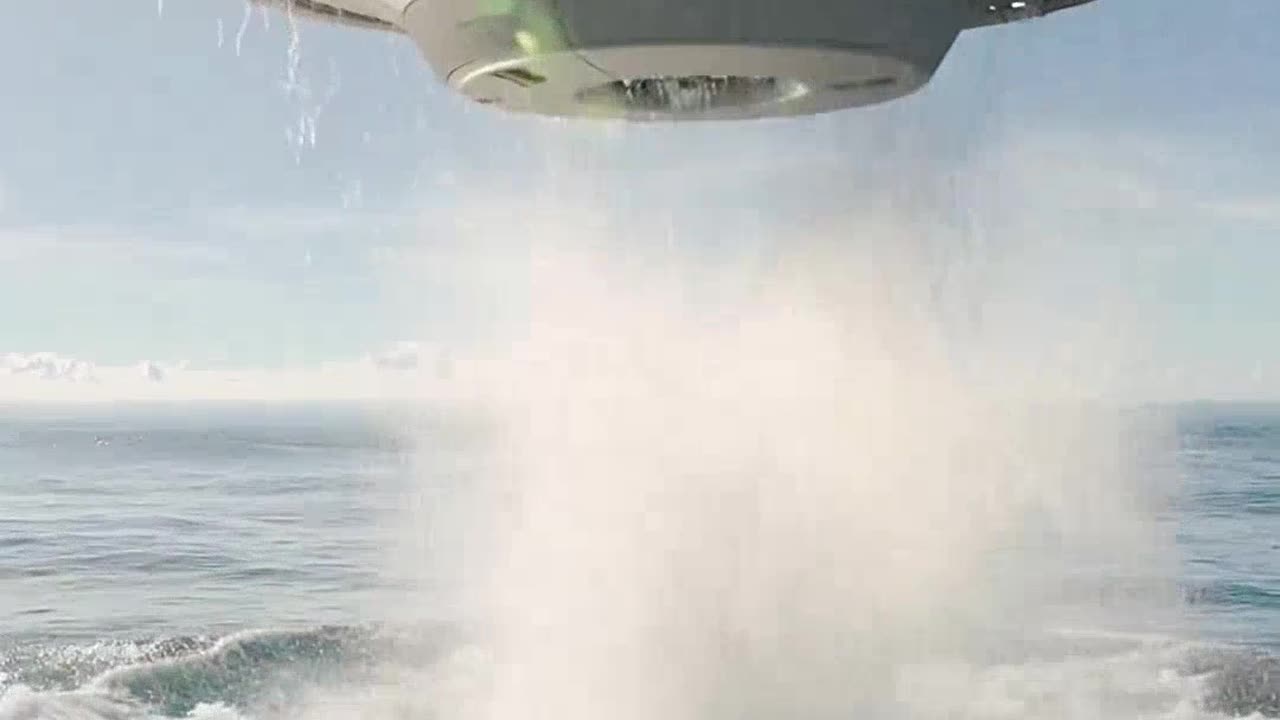 Ocean UFO Emerges With Such Force Soldiers Fall Off Ship!