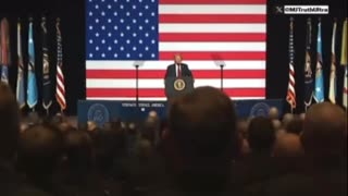 Trump - If you don't like what I'm saying you can leave the room, cause there goes your rank