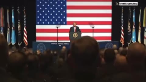 Trump - If you don't like what I'm saying you can leave the room, cause there goes your rank