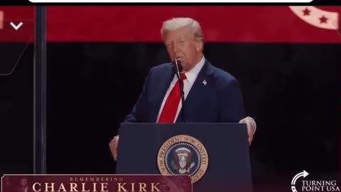 Donald Trump says memorial Charlie Kirk AMAZING!!!!