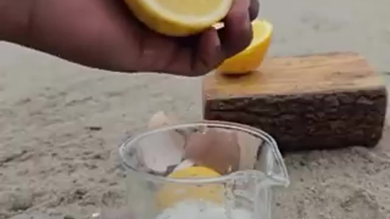 最高の液体肥料をつくる。卵の殻とレモン