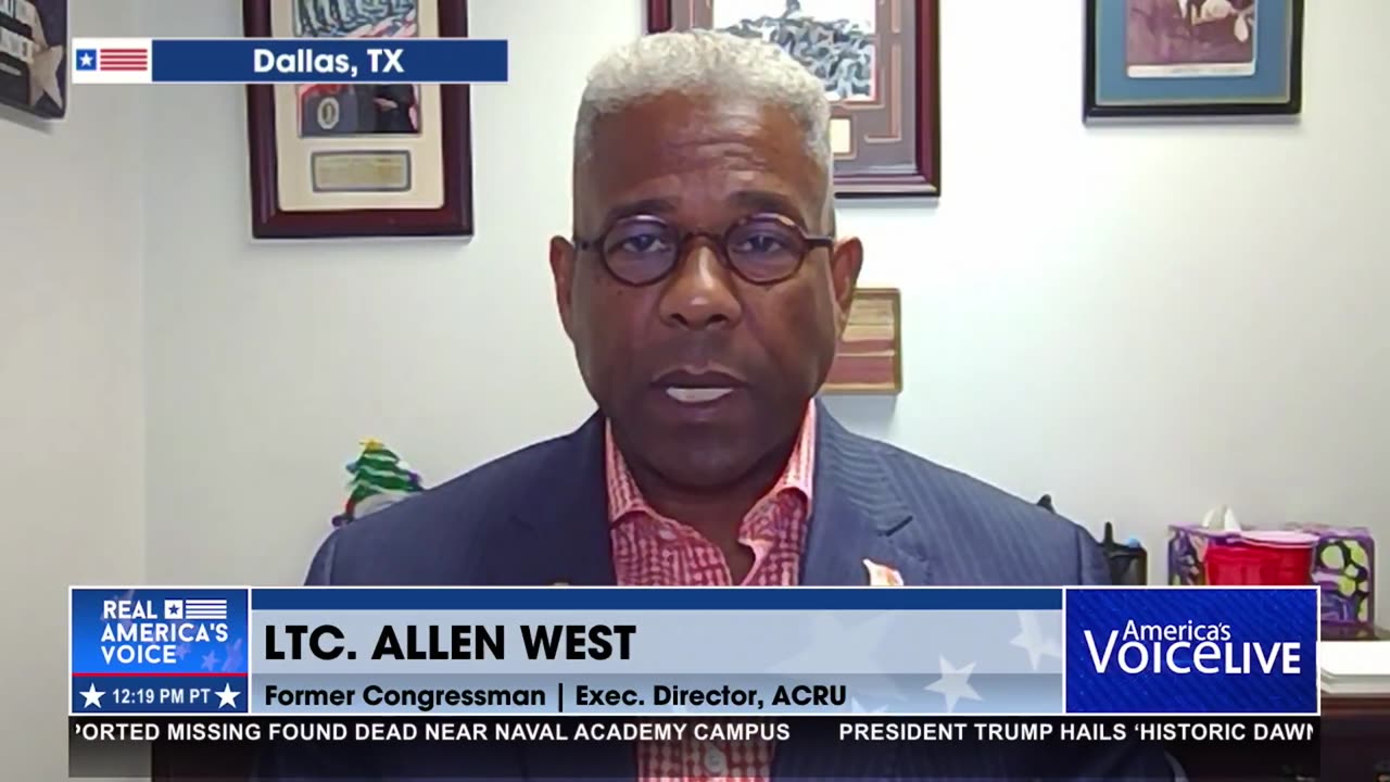 WEST: “AMERICA IS BACK ON THE WORLD STAGE.”