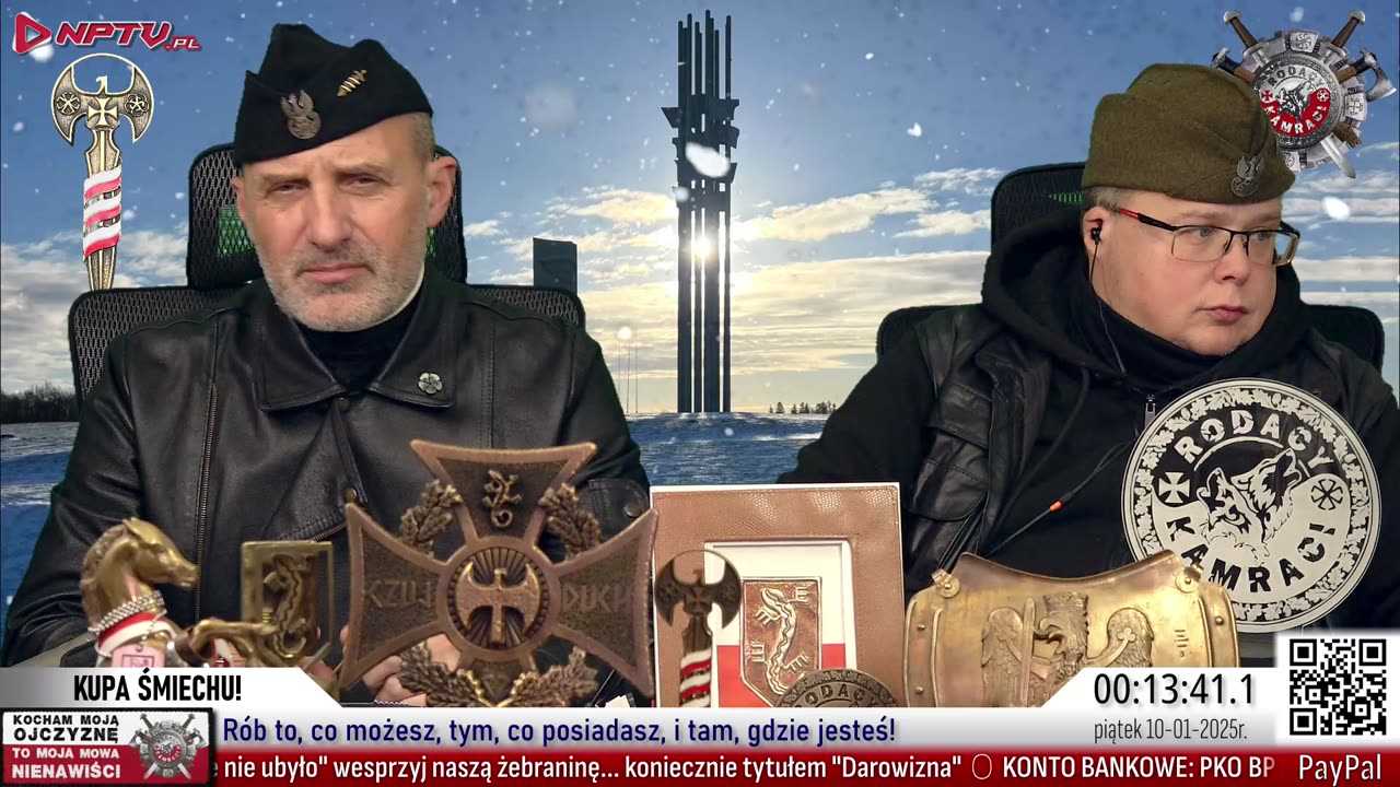 KUPA ŚMIECHU! Czw.. 9.1.2025r. W. Olszański, M. Osadowski Rodacy Kamraci NPTV.pl