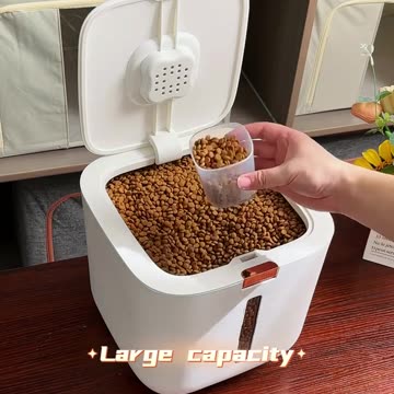 Petcare airtight pet food storage container lid moisture