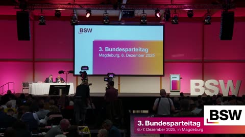 LIVE: BSW hält dritten Bundesparteitag in Magdeburg ab