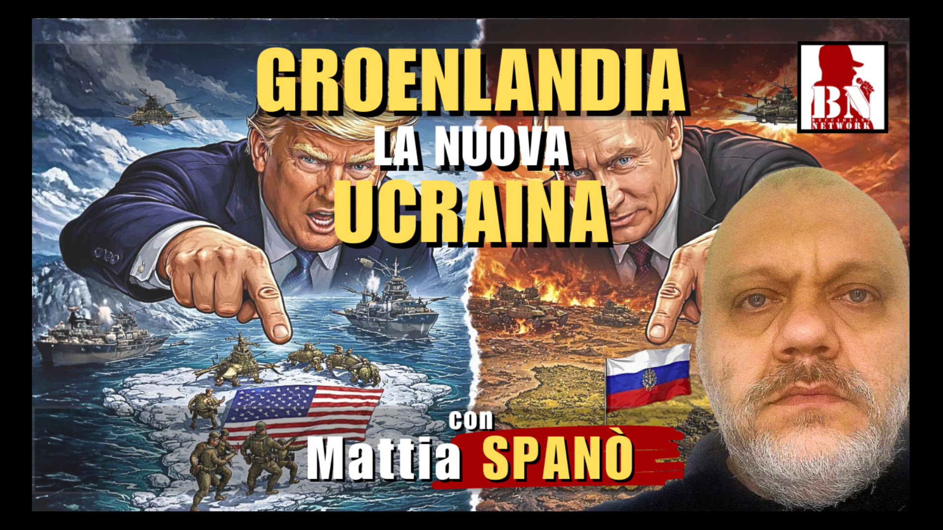 La #GROENLANDIA per gli #USA come l'#UCRAINA per la #RUSSIA | Il Punt🔴 di Vista di Mattia SPANÒ
