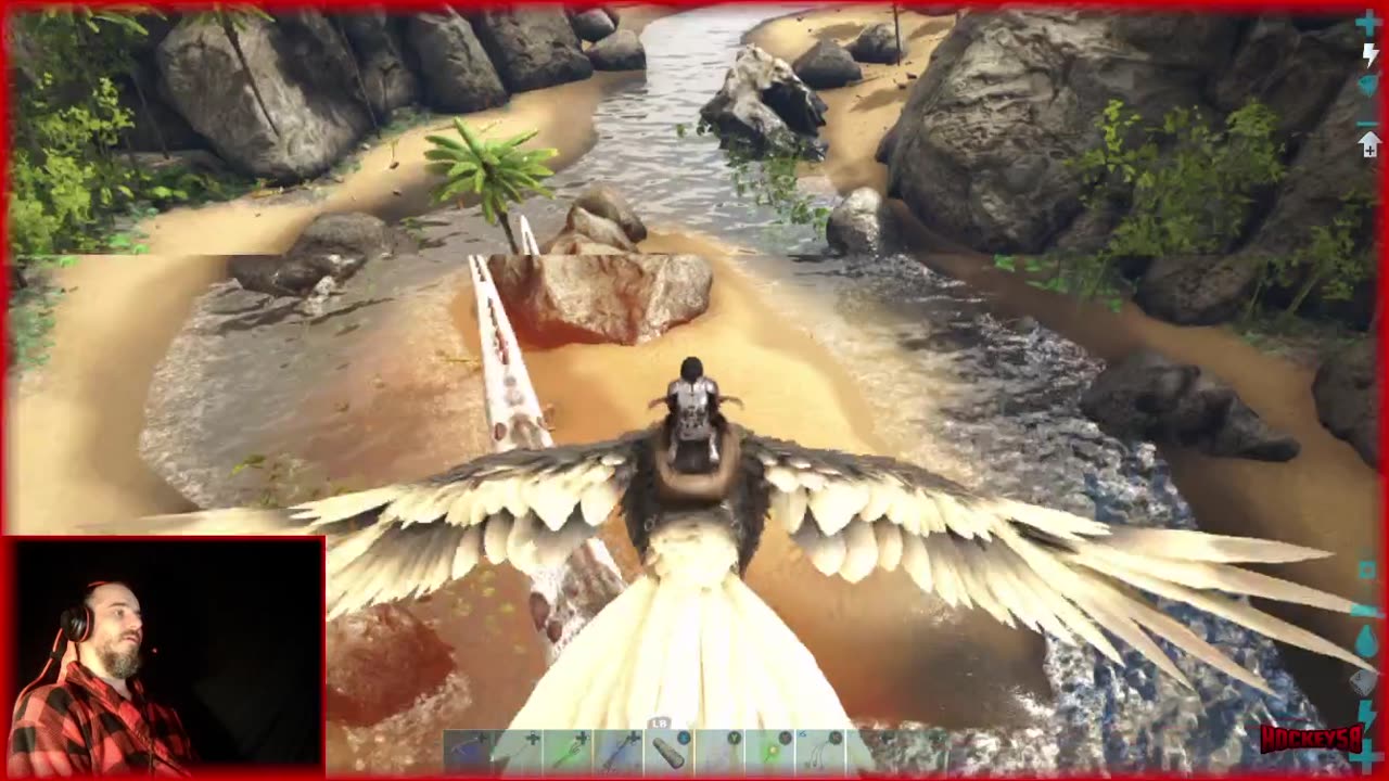 Ark The Island Day 2: The Stream breaks down!