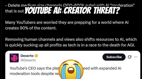 YouTube's AI Moderation: A Threat to Creators?