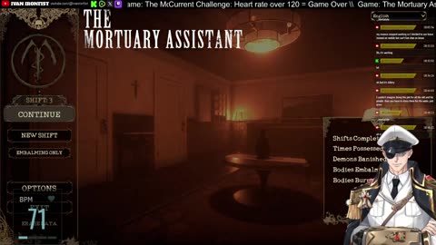 Emotionless ex-military man vs horror game challenge | The Mortuary Assistant