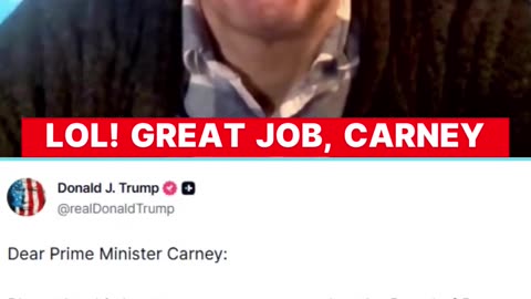 🚨 Trump Boots Mark Carney From His Board of Peace