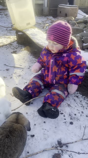Baby Kayla Talking With Her Bunny Friends 🐰💬 (So Cute)