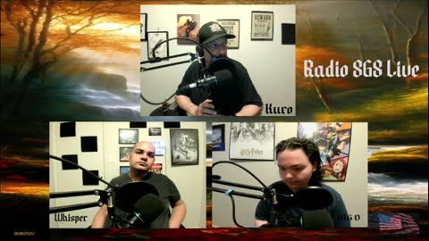 Look at the Big D on Robots! Radio SGS Live stares.