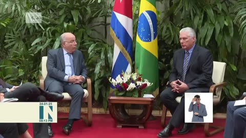 Os comunistas:Presidente de Cuba recibió al canciller de Brasil