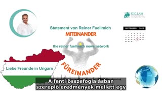 Reiner Fuellmich nyilatkozata a VI. Nemzetközi Béke- és Egészségkonferencián