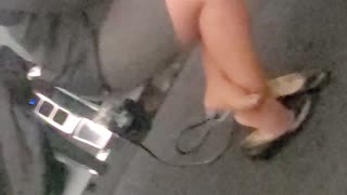 Operation airhose - Gate Agent take her shoes off