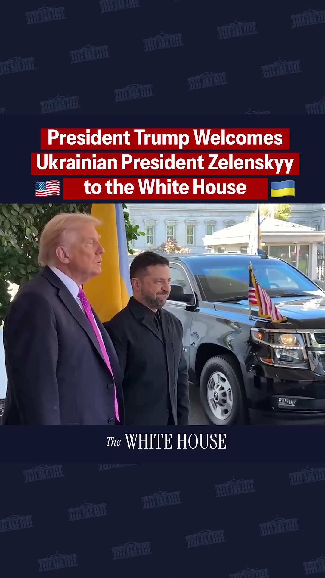 President Donald J. Trump welcomes Ukrainian President Zelenskyy back to the White House