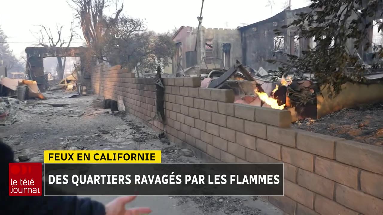 Feux à Los Angeles _ des quartiers entiers sont partis en fumée