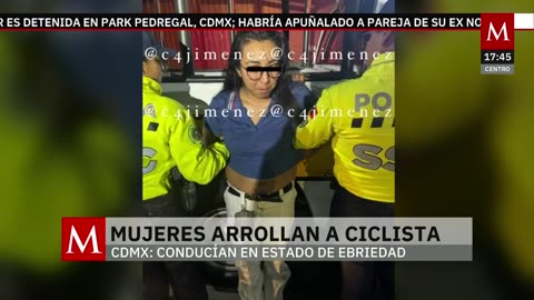 Mujeres en CdMx atropellan a ciclista y chocan al huir