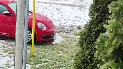 Husband Smashes Head Through Ice Window