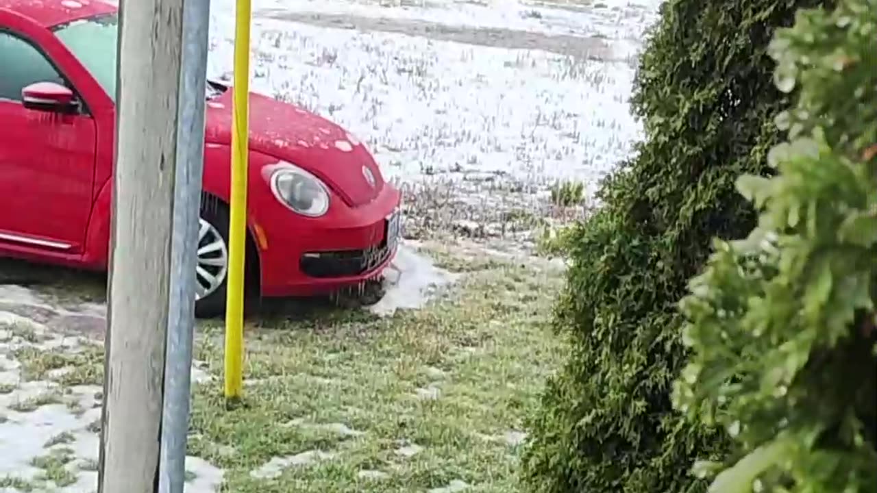 Husband Smashes Head Through Ice Window