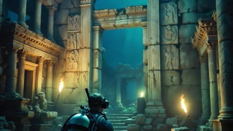 समुद्र के नीचे मिली रहस्यमयी नगरी