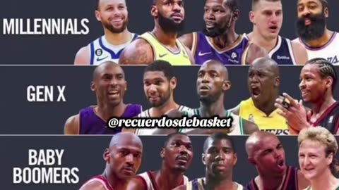 ¿QUÉ GENERACIÓN HA SIDO LA MEJOR? #nba #basketball #vote #basquetbol #baloncesto