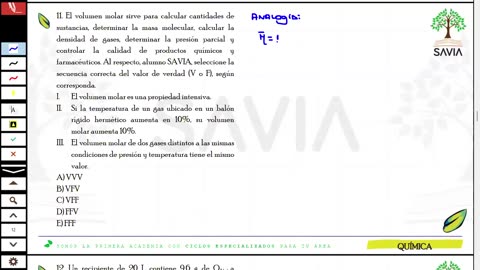 SAVIA REPASO 2025 - 2 | Semana 03 | Química S1