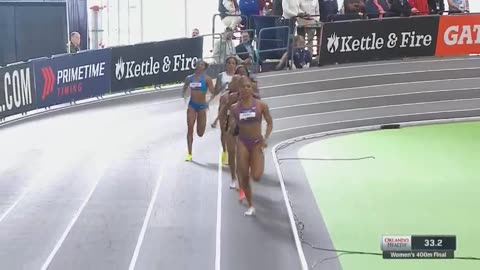 US Sports Track and Field Feat. Alexis Holmes coasts to a dominant 400m win at USATF