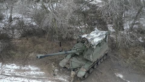 Russian Msta-S artillery systems dismantled the fortification in the Kursk border area (AFU)