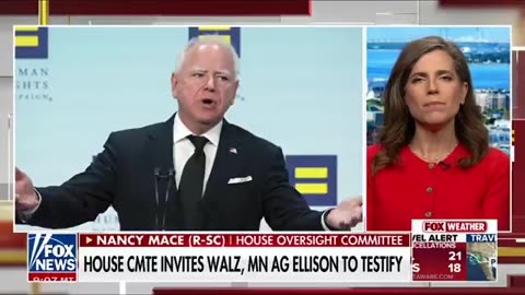 Nancy Mace Calls Out Tim Walz Before His Testimony Addressing Minnesota Fraud
