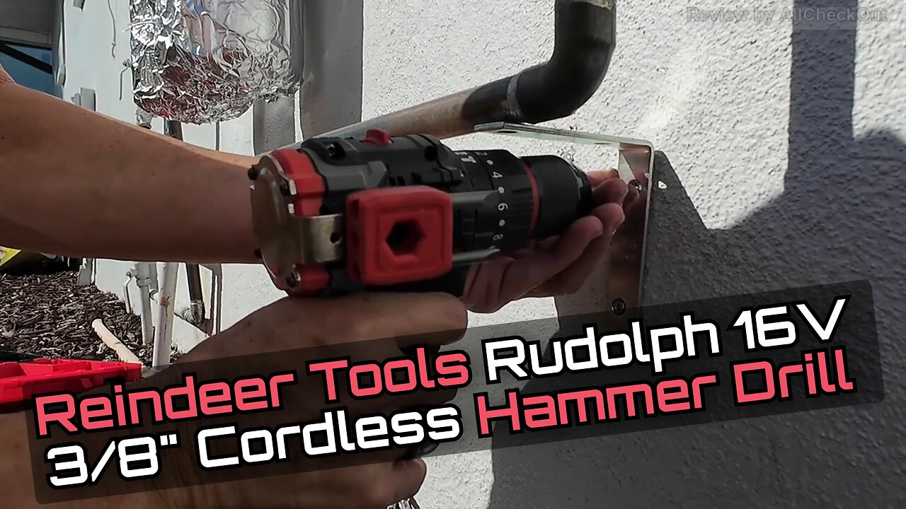 Reindeer Tools Rudolph 16V Cordless Impact Drill Driver Kit Review and Concrete Test