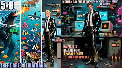 Isaiah 27 Three Leviathans, Dragons, Multi-Fold And Hard Scriptures, Branches Grafted In/Out 5-8