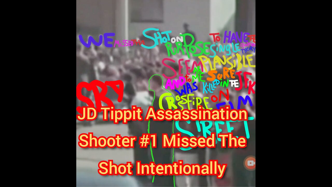 JD Tippit Assassination Shooter #1 Missed The Shot Intentionally