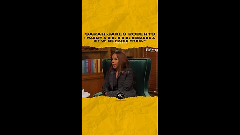 I wasn’t a girl’s girl because a bit of me hated myself. #sarahjakesroberts 🎥 @nxtchapterpod
