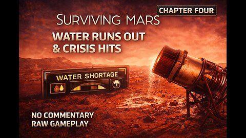 Surviving Mars – The Water Runs Out and Crisis Hits – No Commentary