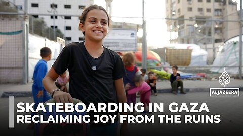Gaza’s young skaters find joy amid the ruins as war-shattered parks disappear