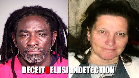 A homeless white female was brutally stabbed to death by a black male suspect