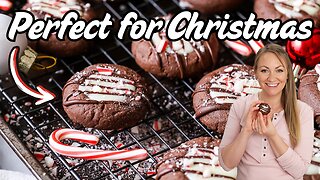 The Ultimate Christmas Cookies: Peppermint Bark Thumbprints