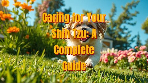 Caring for Your Shih Tzu: A Complete Guide