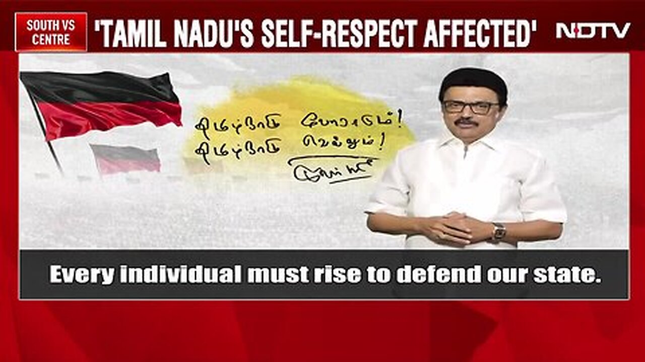 On Birthday, MK Stalin's Fresh Salvo Amid Delimitation Three-Language Row