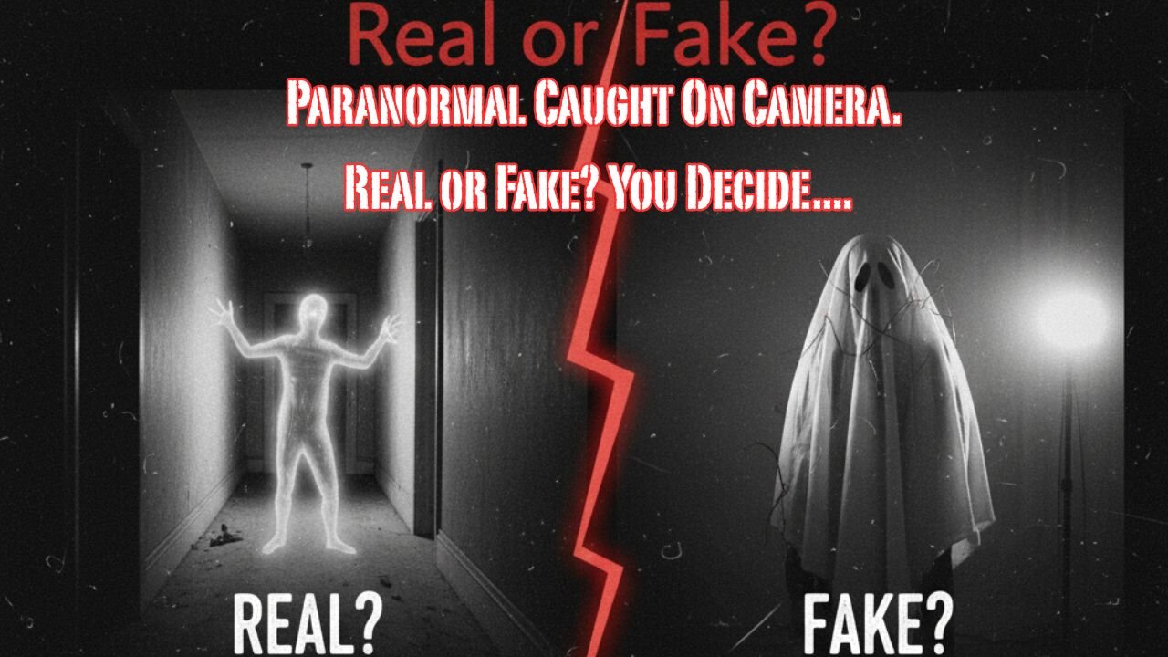 Paranormal Caught on Camera Real or Fake? You Decide.....