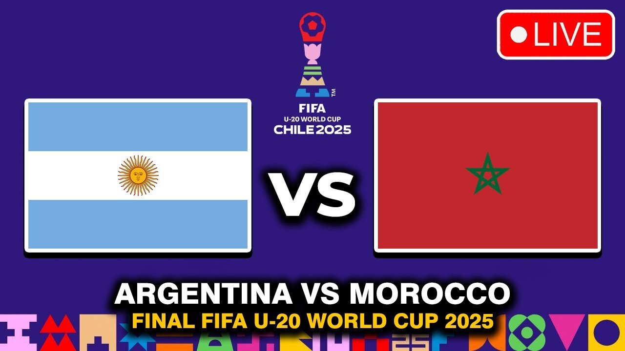 🔥 المغرب 🆚 الأرجنتين | نهائي كأس العالم للشباب 2025 | بث مباشر اليوم 🇲🇦⚽🇦🇷