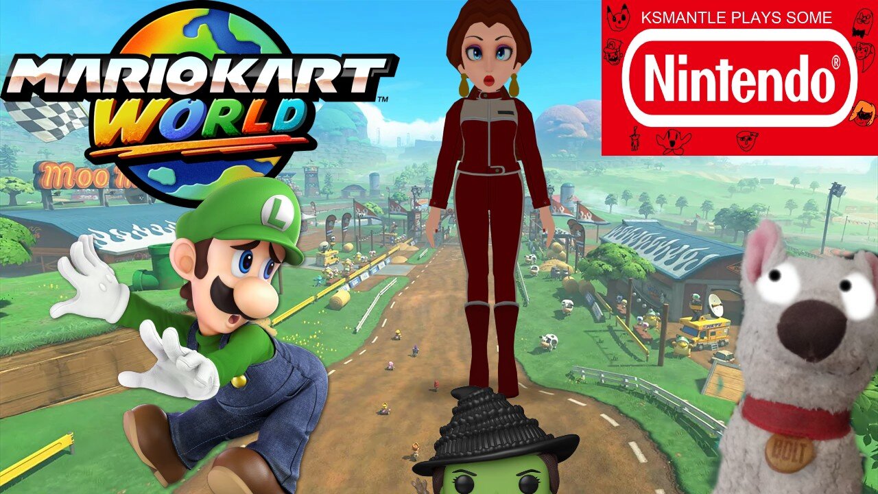 Finally a Luigi race in 4K-Ksmantle Plays Some Mario Kart World