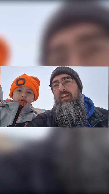 Checking traps with Asher.