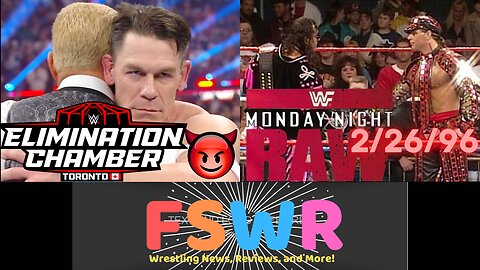 WWE Elimination Chamber Toronto: John Cena Turns Heel & WWF Raw 2/26/96 Recap/Review/Results