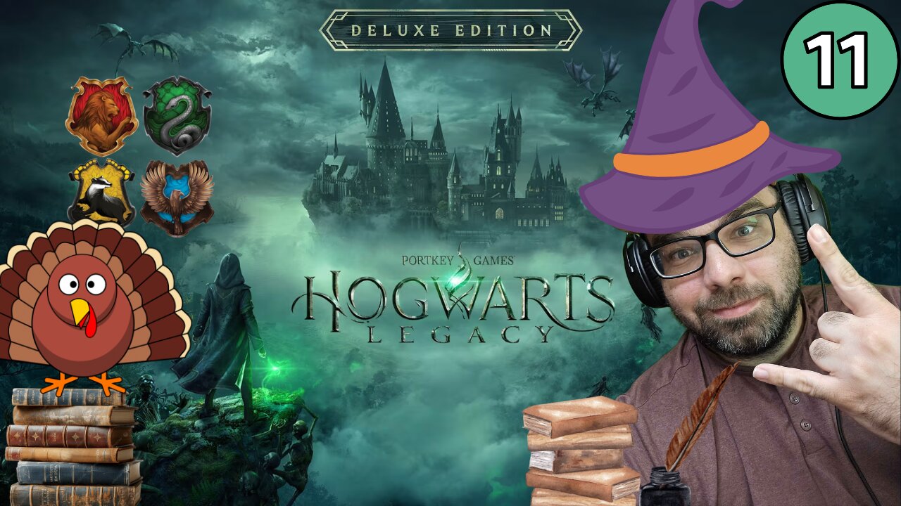 Happy Thanksgiving!! Playing Hogwarts Legacy!! Playthrough Stream 11
